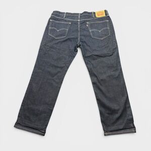 Levi's 541 Athletic Taper Jeans Mens 40x30 Indigo Blue Dark Wash Stretch Denim